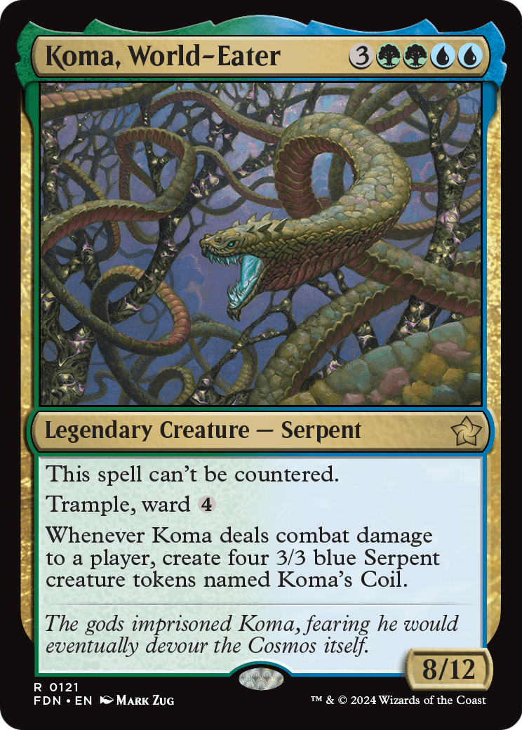 Koma, World-Eater (FDN-121) [Foundations]