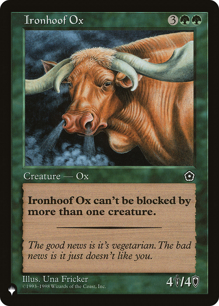 Ironhoof Ox (LIST-P02-130) [The List]