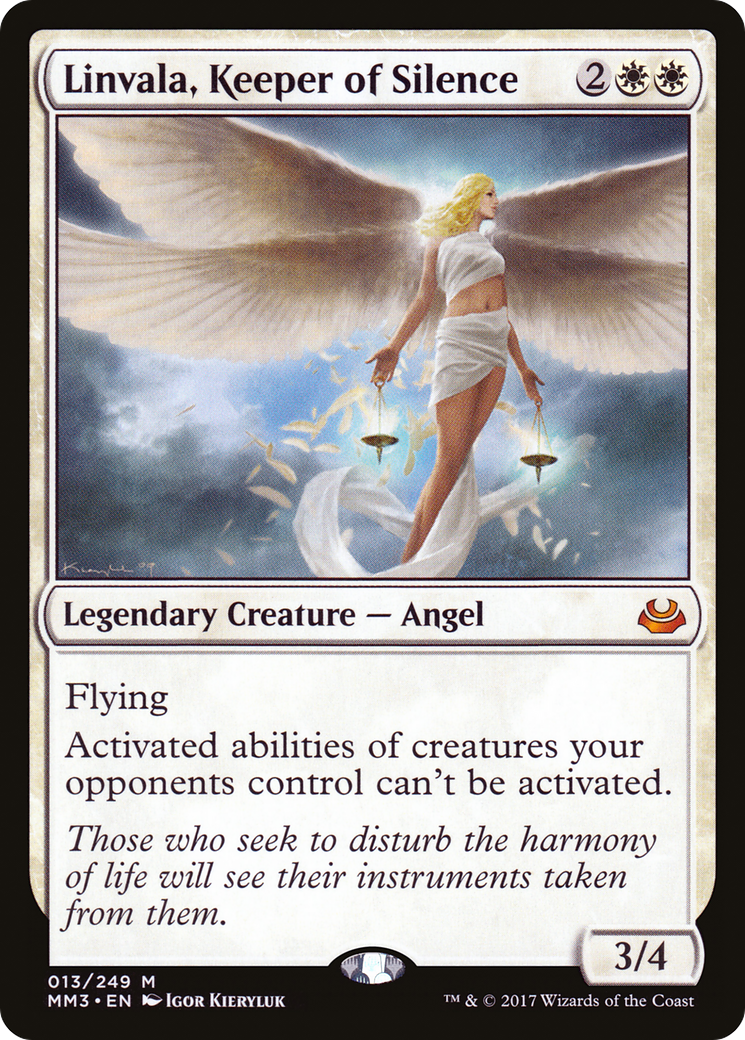Linvala, Keeper of Silence (MM3-013) [Modern Masters 2017]