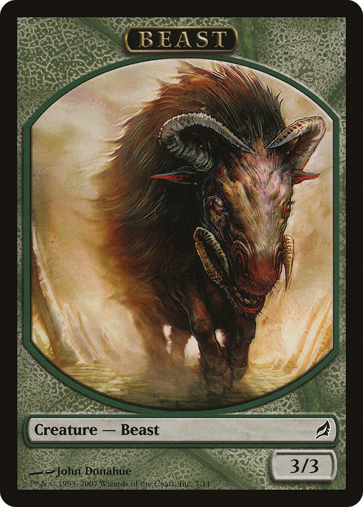 Beast Token (LRW-007) [Lorwyn Tokens]