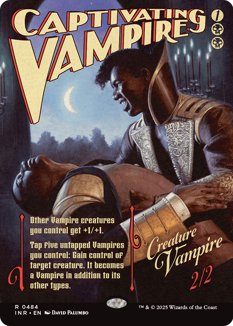 Captivating Vampire (Showcase) (INR-484) (Borderless) [Innistrad Remastered]