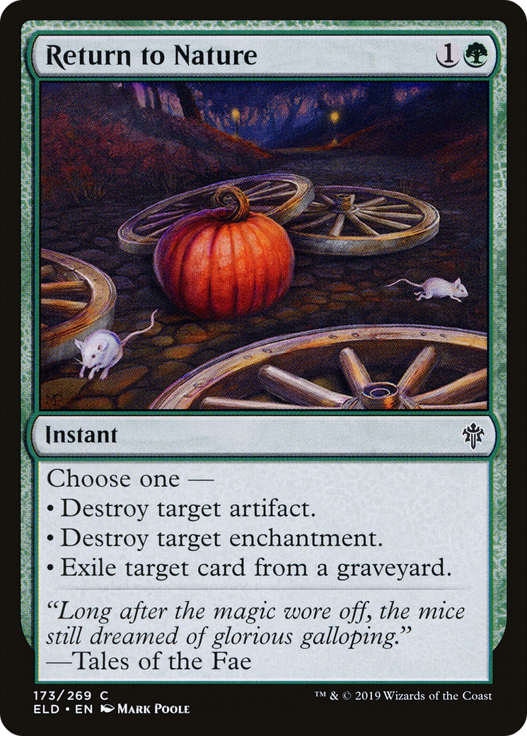 Return to Nature (ELD-173) [Throne of Eldraine]