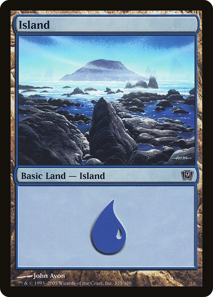 Island (9ED-335) [9th Edition] Foil