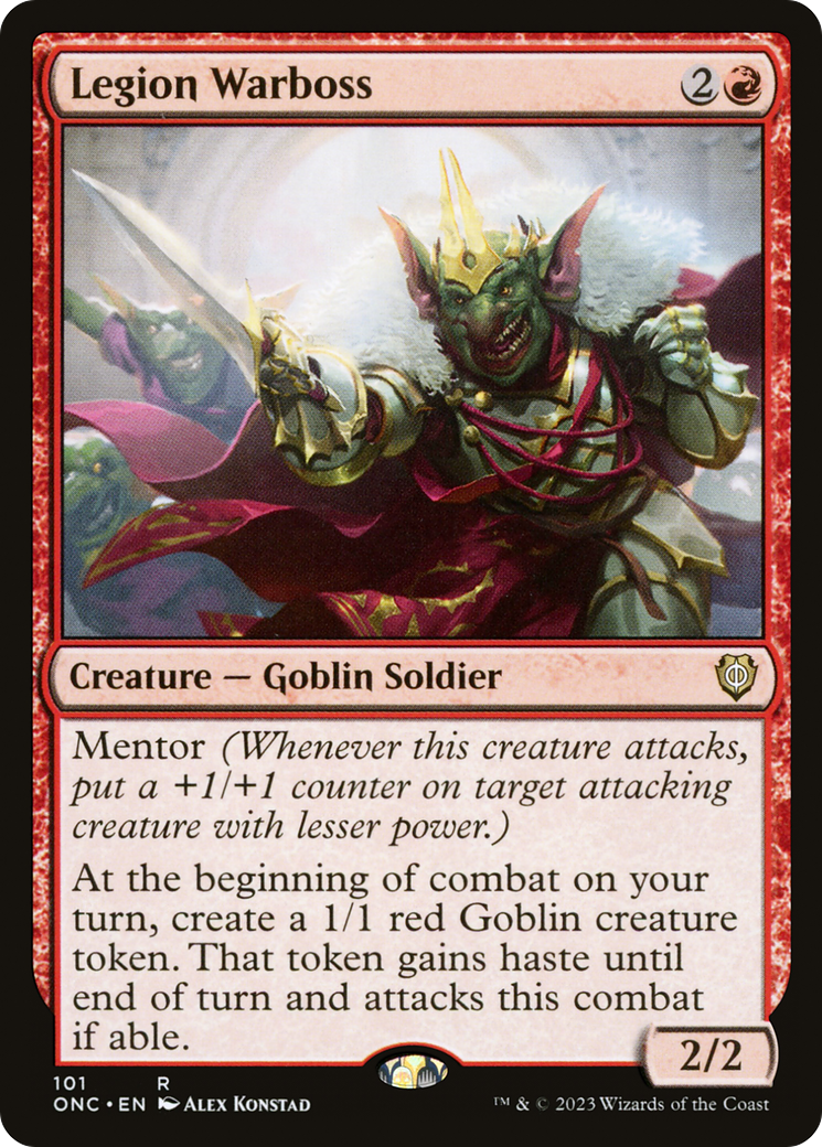 Legion Warboss (ONC-101) [Phyrexia: All Will Be One Commander]