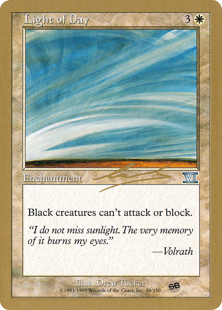 Light of Day - 2000 Nicolas Labarre (6ED) (SB) [World Championship Decks 2000]