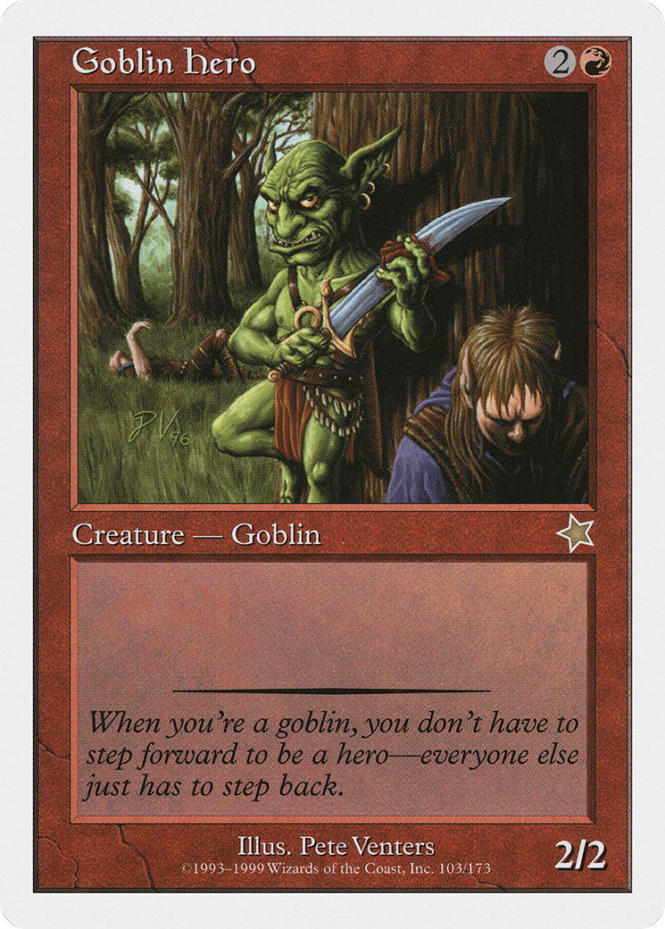 Goblin Hero (S99-103) [Starter 1999]