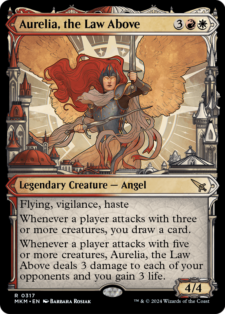 Aurelia, the Law Above (Showcase) (MKM-317) [Murders at Karlov Manor] Foil
