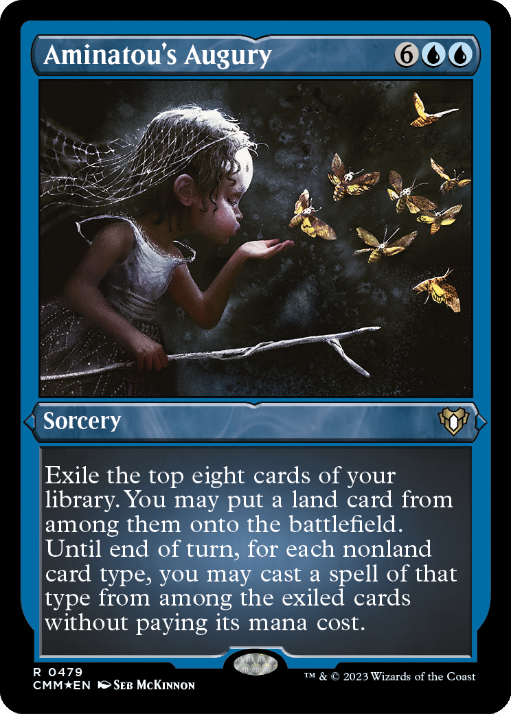 Aminatou's Augury (Foil Etched) (CMM-479) [Commander Masters] Foil