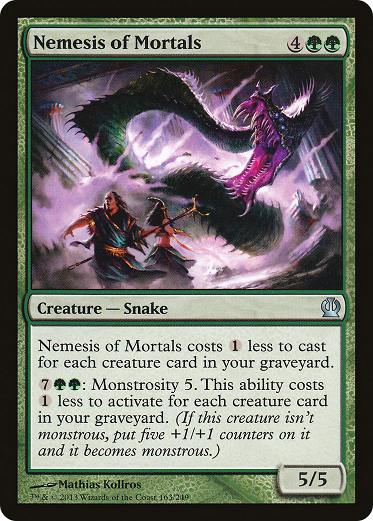 Nemesis of Mortals (THS-163) [Theros] Foil