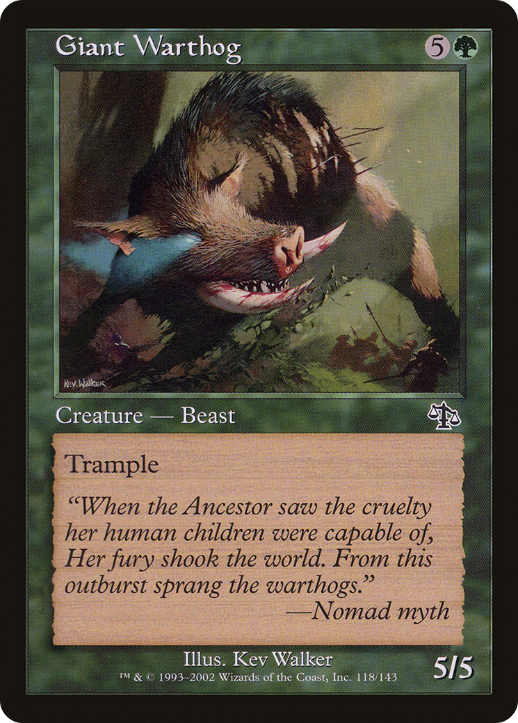 Giant Warthog (JUD-118) [Judgment]