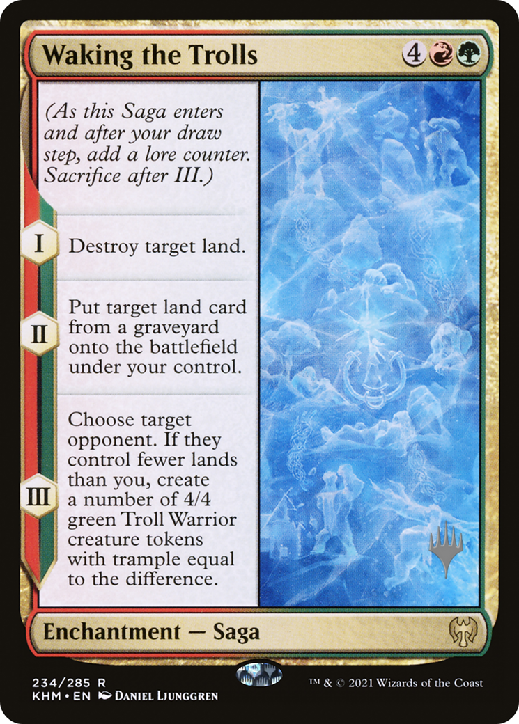 Waking the Trolls (PPKHM-234) [Promo Pack: Kaldheim Promos]