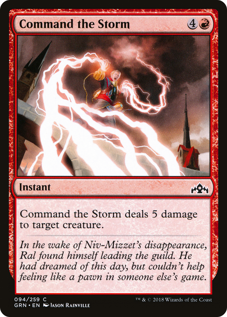 Command the Storm (GRN-094) [Guilds of Ravnica] Foil