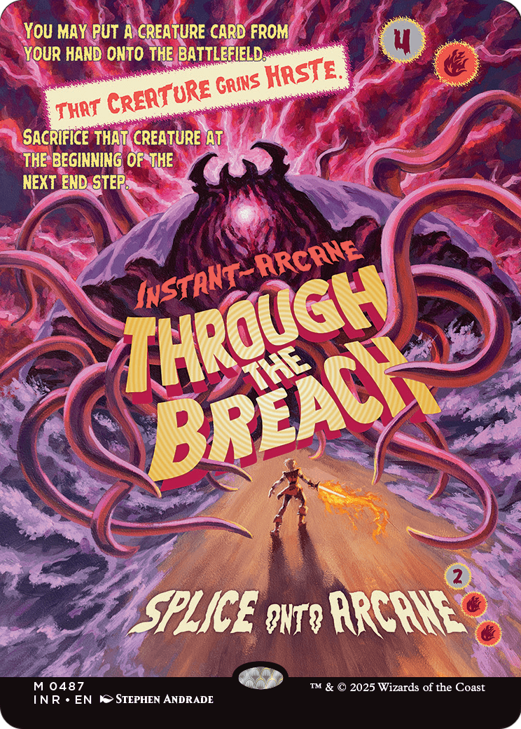 Through the Breach (Showcase) (INR-487) (Borderless) [Innistrad Remastered]