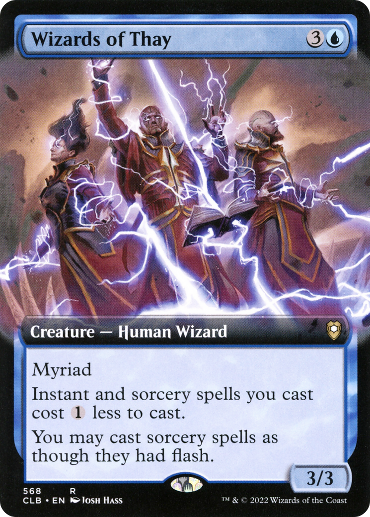Wizards of Thay (Extended Art) (CLB-568) [Commander Legends: Battle for Baldur's Gate] Foil