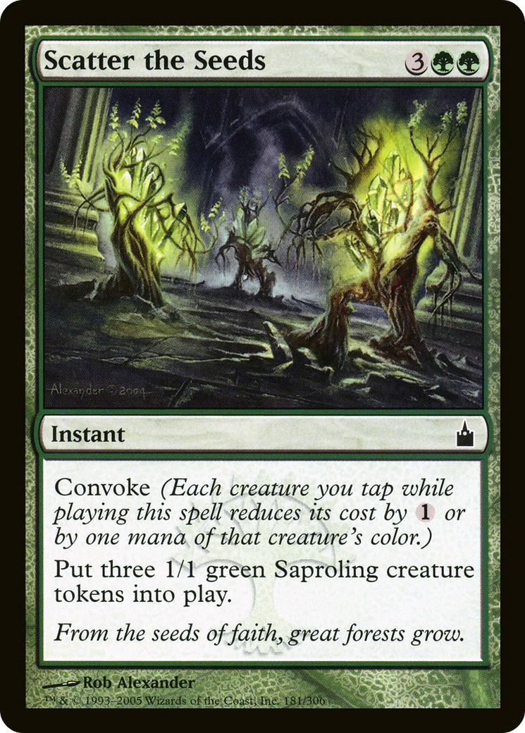 Scatter the Seeds (RAV-181) [Ravnica: City of Guilds]