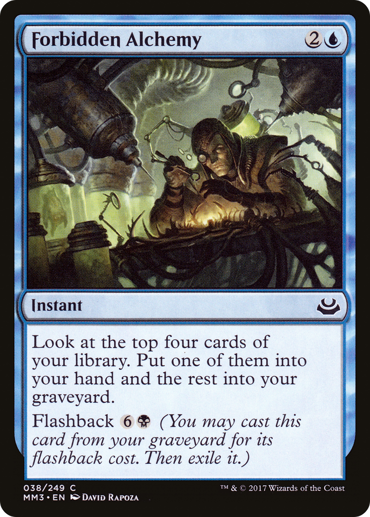 Forbidden Alchemy (MM3-038) [Modern Masters 2017] Foil
