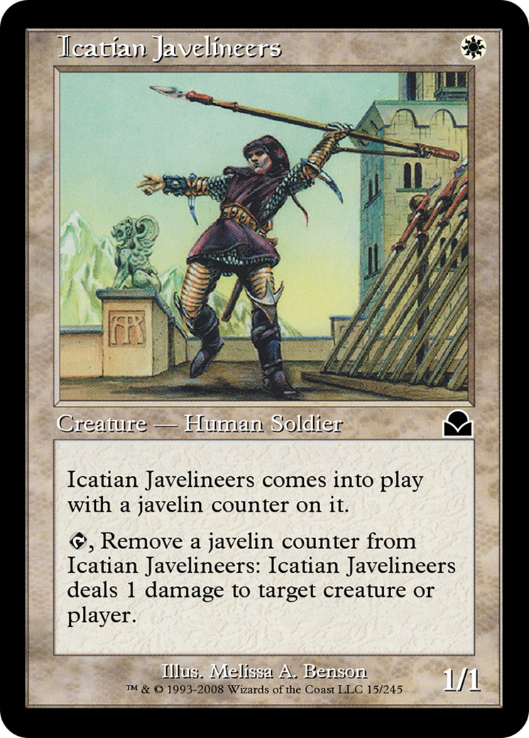Icatian Javelineers (ME2-015) [Masters Edition II]