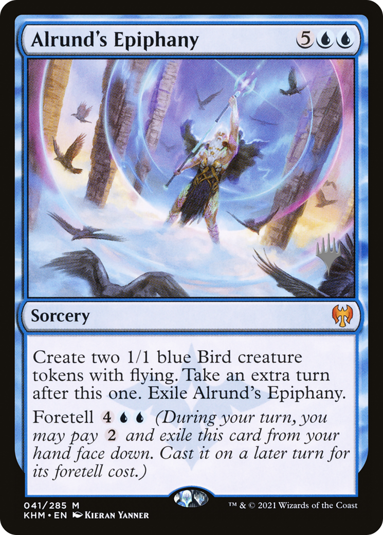Alrund's Epiphany (PPKHM-041) [Promo Pack: Kaldheim Promos] Foil
