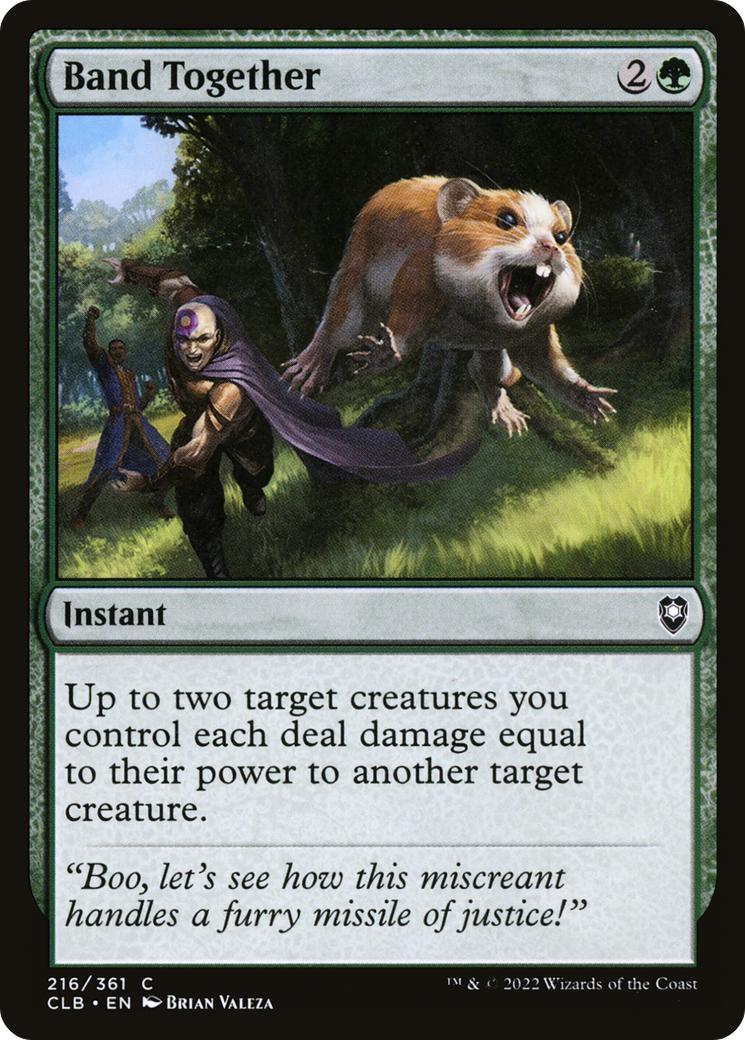 Band Together (CLB-216) [Commander Legends: Battle for Baldur's Gate] Foil