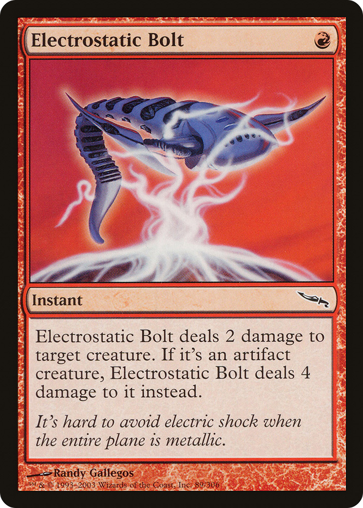 Electrostatic Bolt (MRD-089) [Mirrodin]