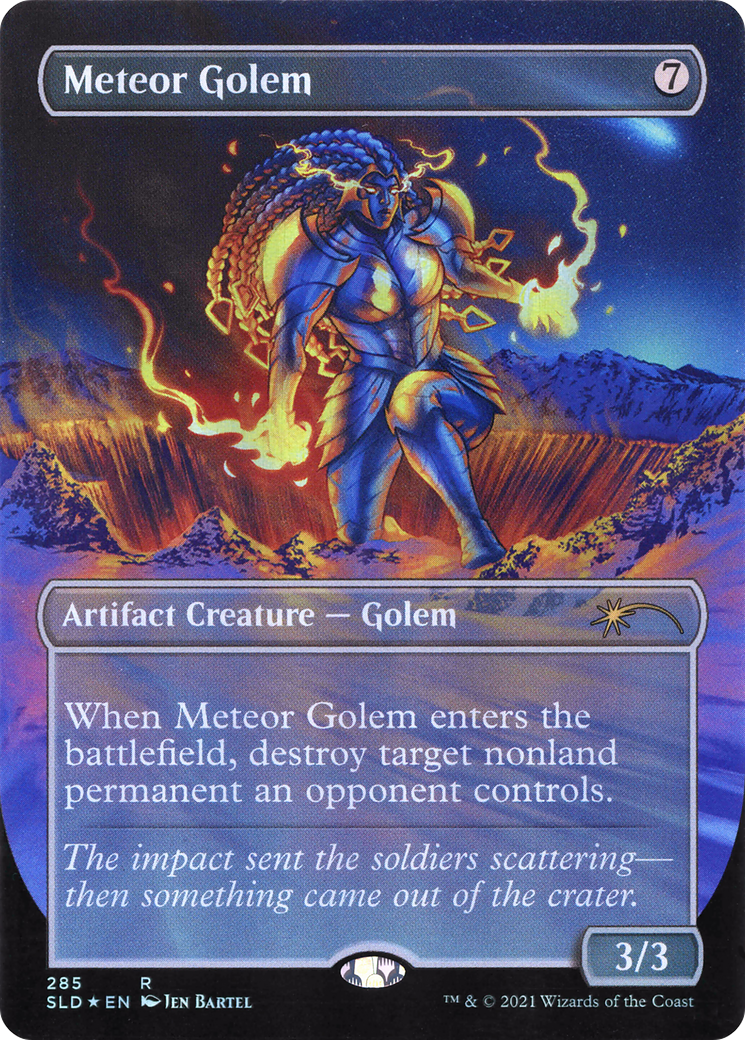Meteor Golem (SLD-285) (Borderless) [Secret Lair Drop]
