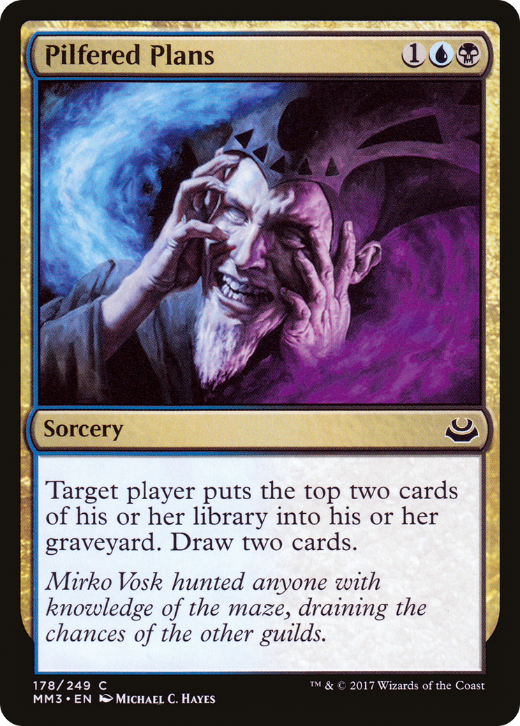 Pilfered Plans (MM3-178) [Modern Masters 2017] Foil