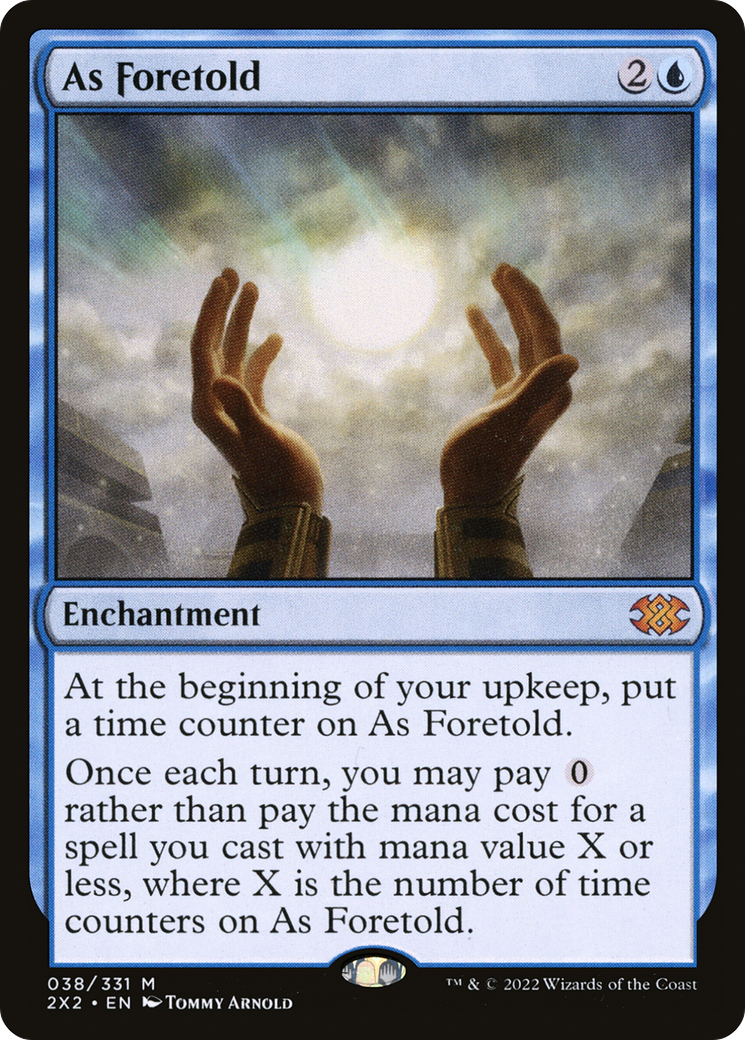 As Foretold (2X2-038) [Double Masters 2022] Foil