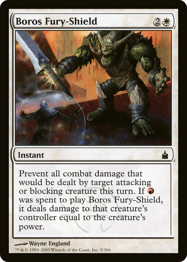 Boros Fury-Shield (RAV-005) [Ravnica: City of Guilds]