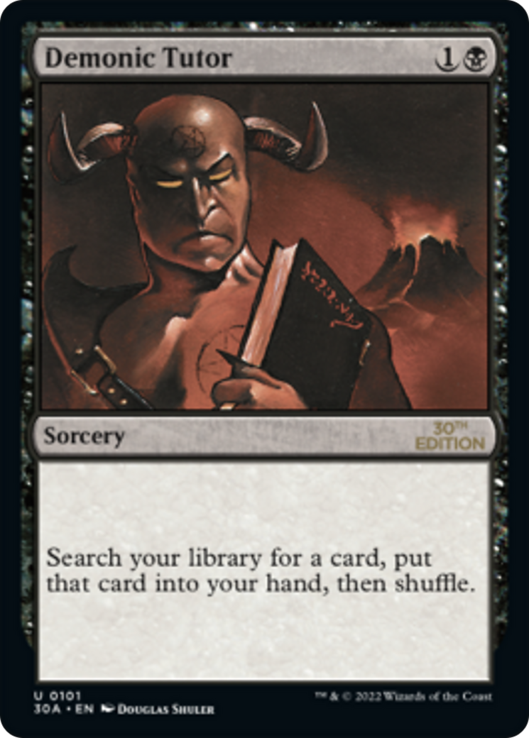 Demonic Tutor (30A-101) [30th Anniversary Edition]