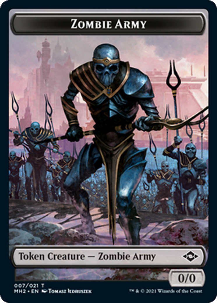 Zombie Army (TMH2-007) [Modern Horizons 2 Tokens] Foil
