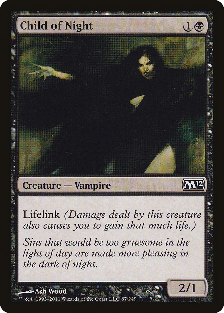 Child of Night (M12-087) [Magic 2012] Foil