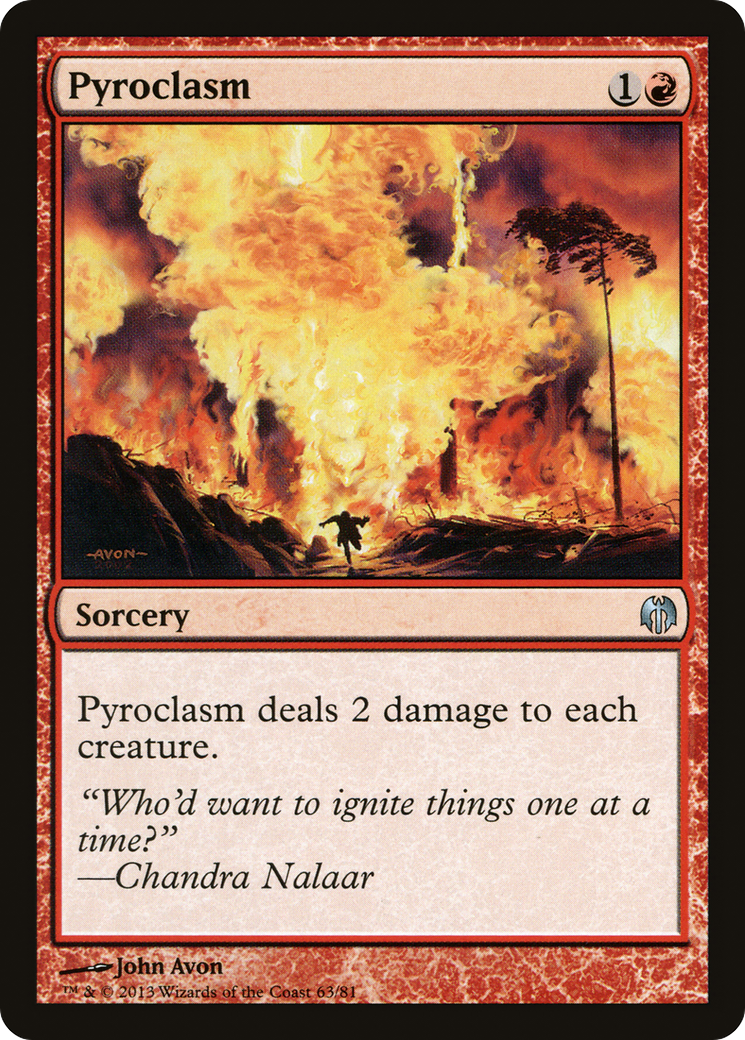 Pyroclasm (DDL-063) [Duel Decks: Heroes vs. Monsters]