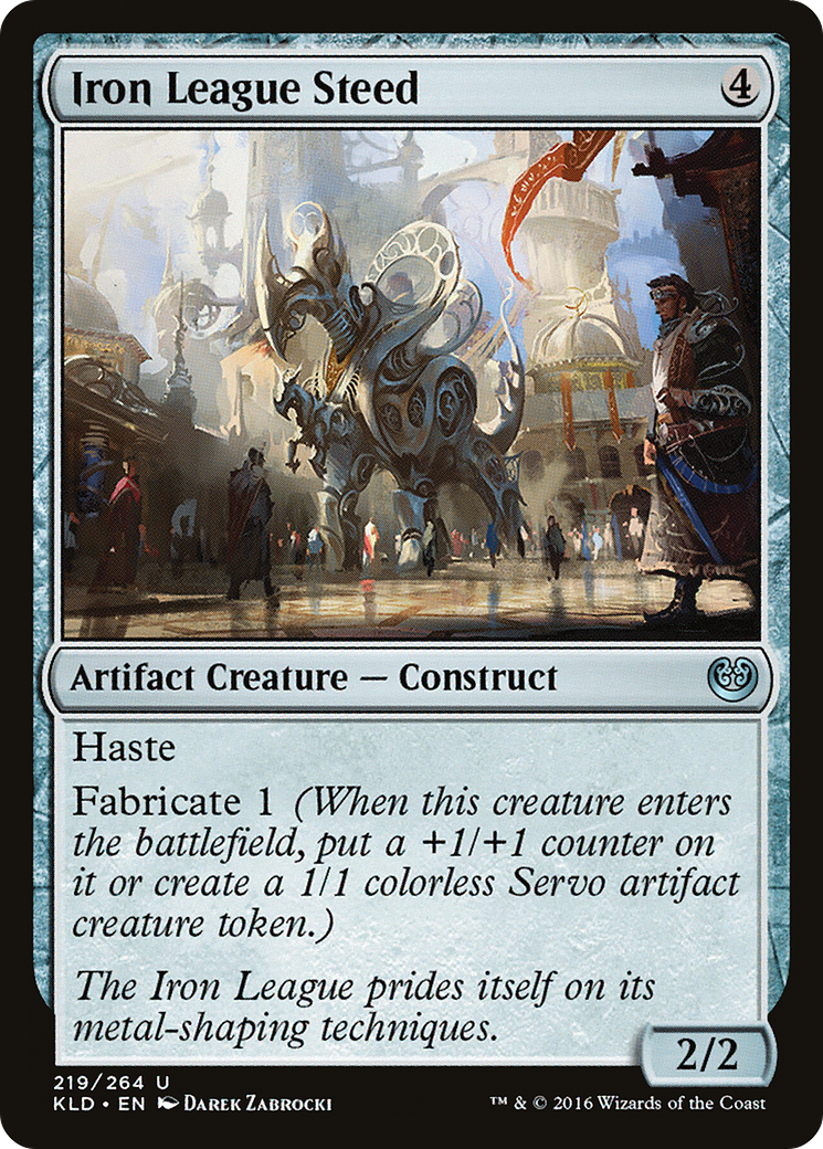 Iron League Steed (KLD-219) [Kaladesh] Foil