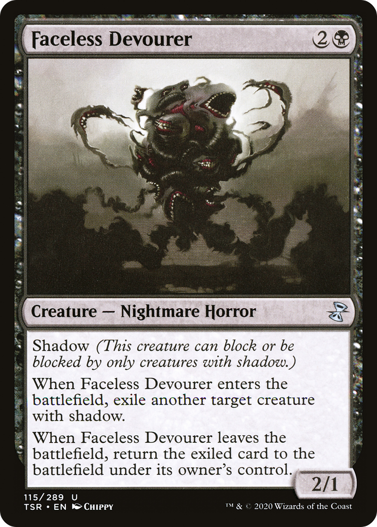 Faceless Devourer (TSR-115) [Time Spiral Remastered] Foil
