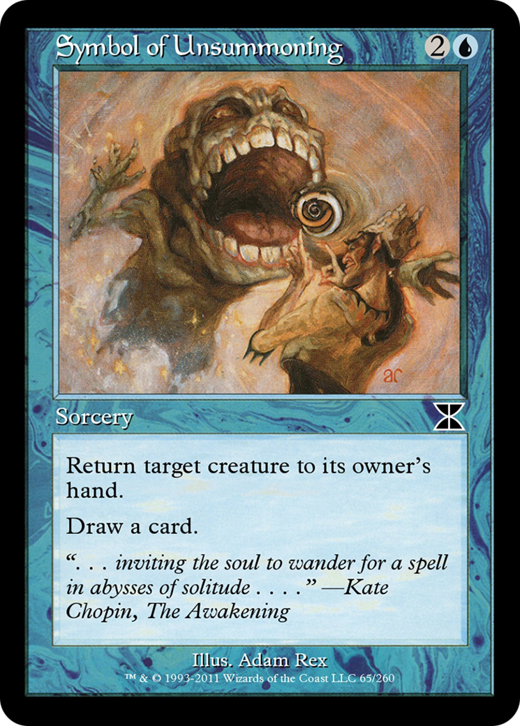 Symbol of Unsummoning (ME4-065) [Masters Edition IV]