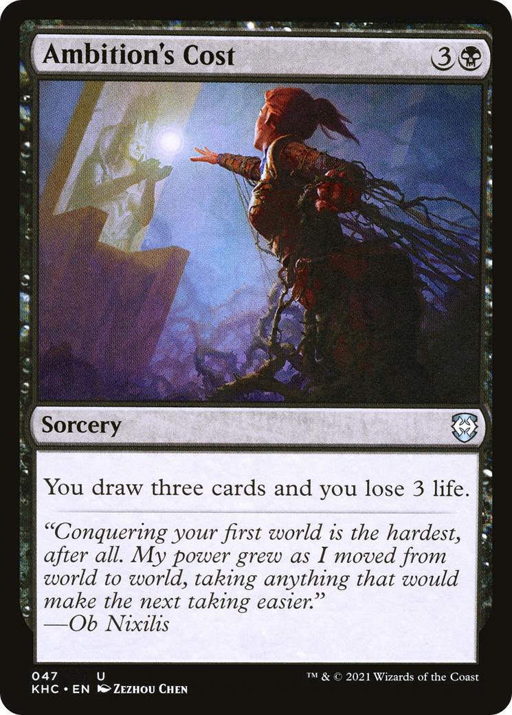 Ambition's Cost (KHC-047) [Kaldheim Commander]