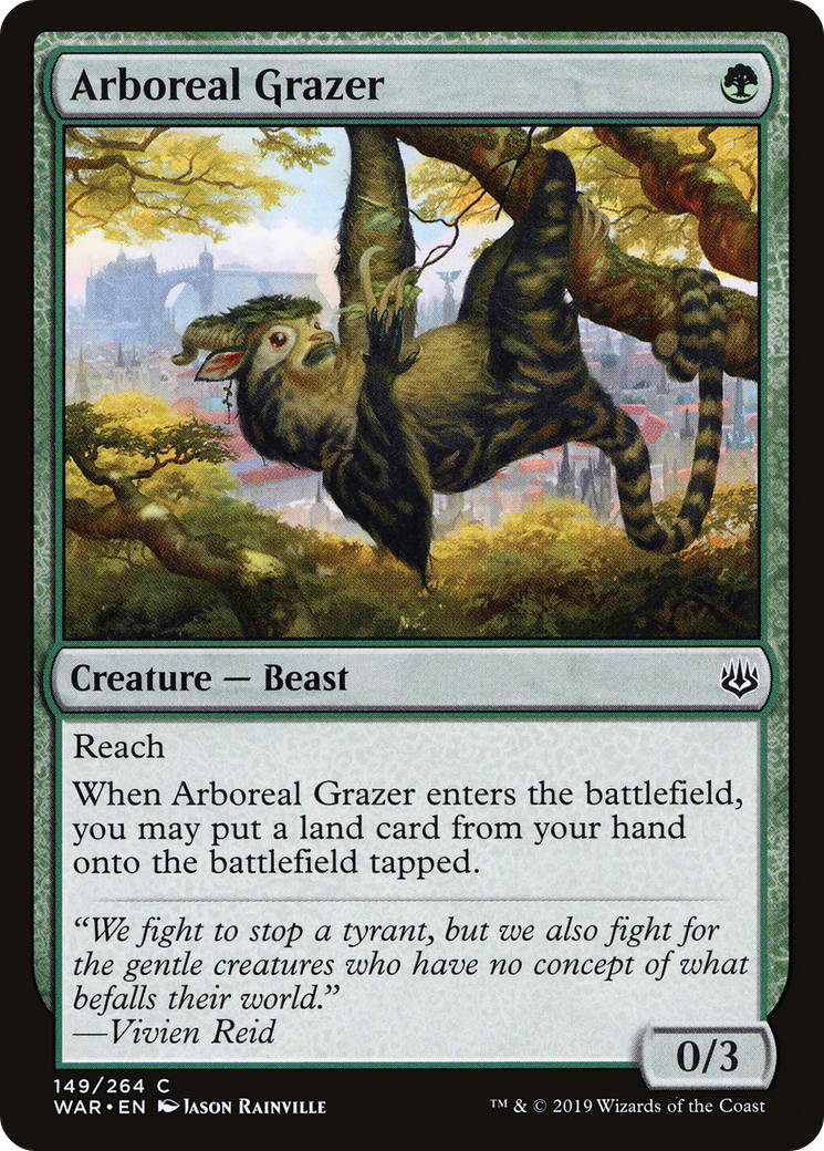 Arboreal Grazer (WAR-149) [War of the Spark] Foil