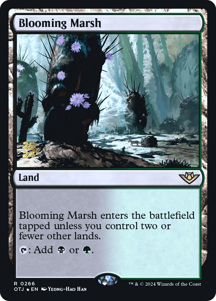 Blooming Marsh (OTJ) (PRE-266) [Outlaws of Thunder Junction Promos] Foil