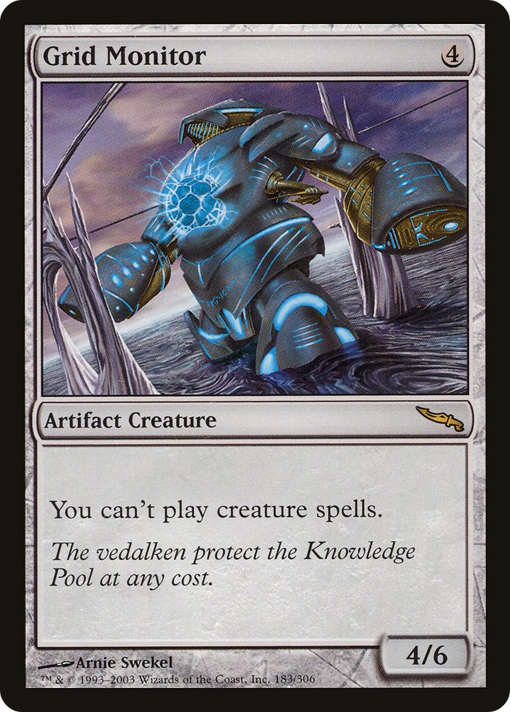 Grid Monitor (MRD-183) [Mirrodin] Foil