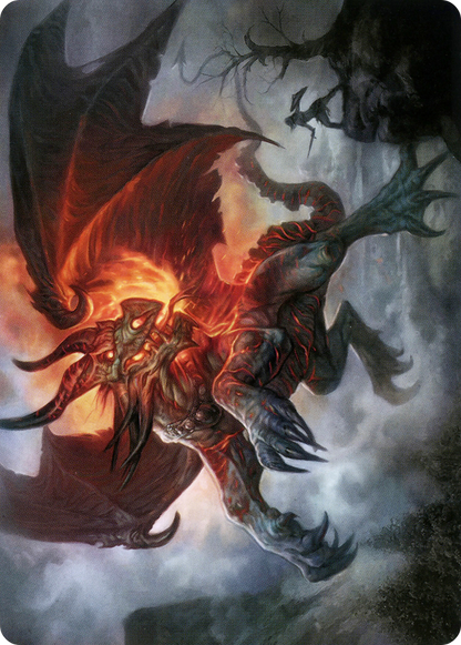 Piru, the Volatile // Piru, the Volatile (AMH2-058) (Borderless) [Modern Horizons 2 Art Series] Foil