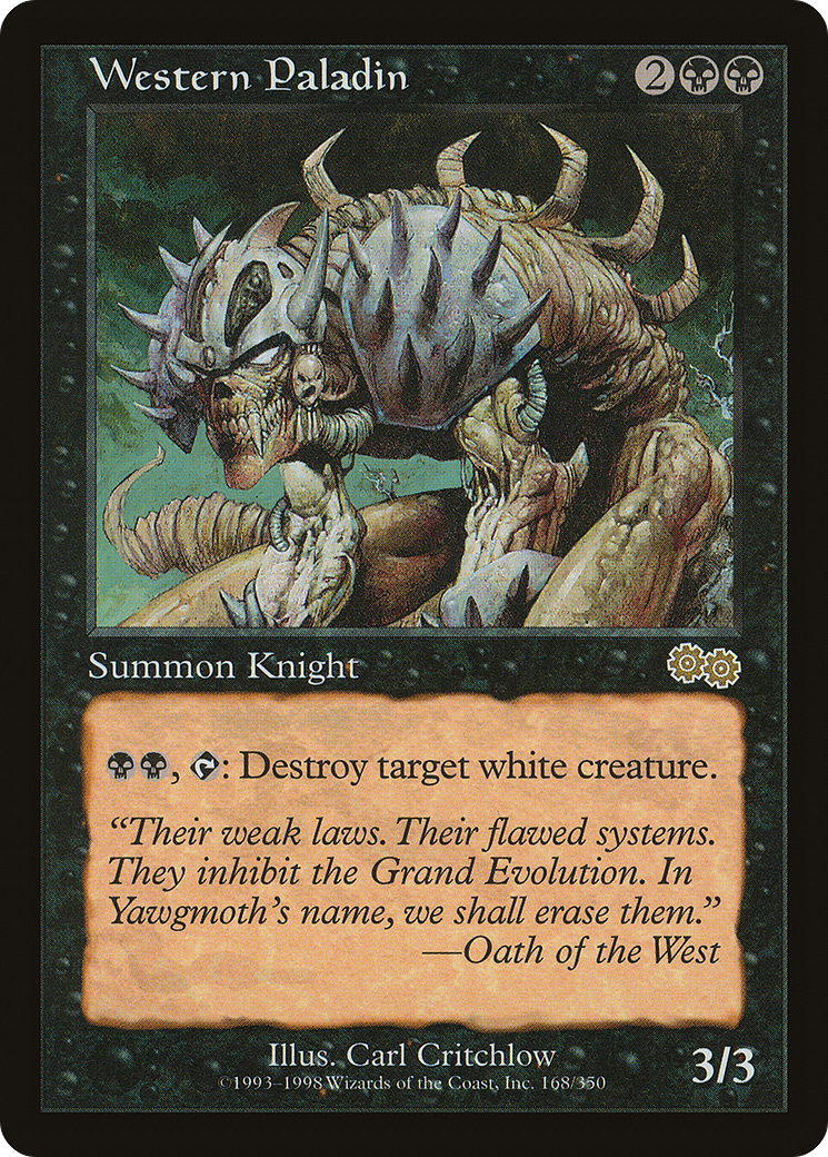 Western Paladin (USG-168) [Urza's Saga]
