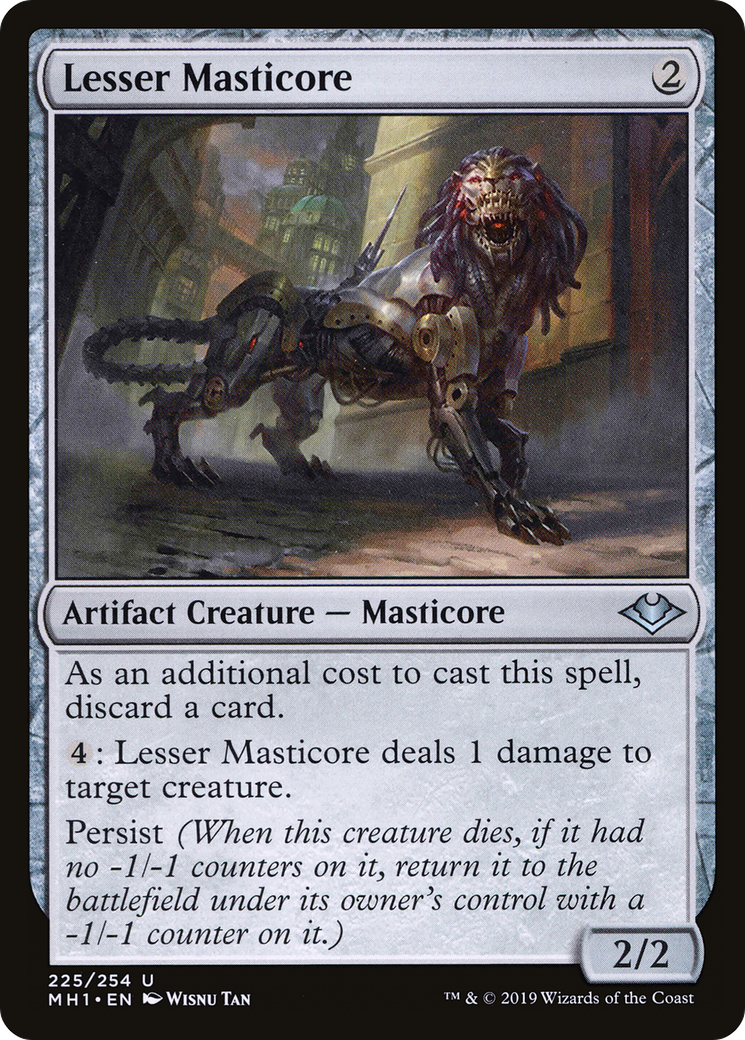 Lesser Masticore (MH1-225) [Modern Horizons] Foil