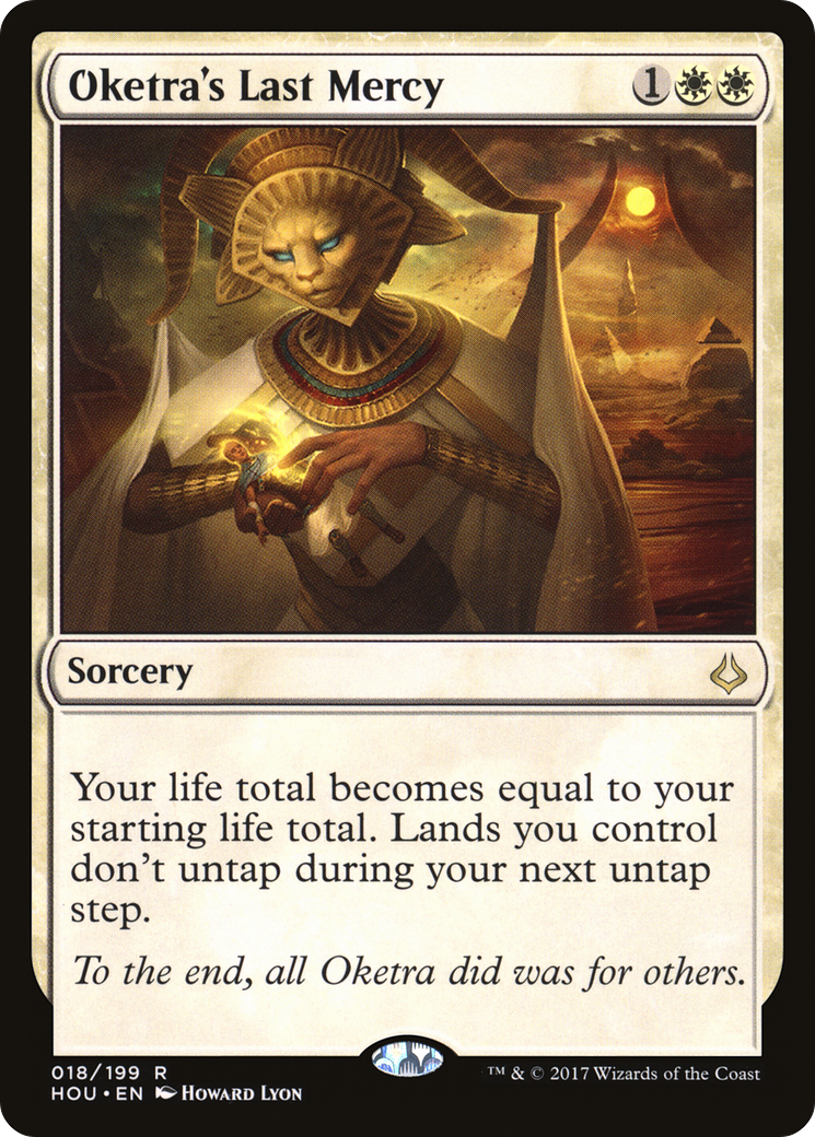 Oketra's Last Mercy (HOU-018) [Hour of Devastation] Foil