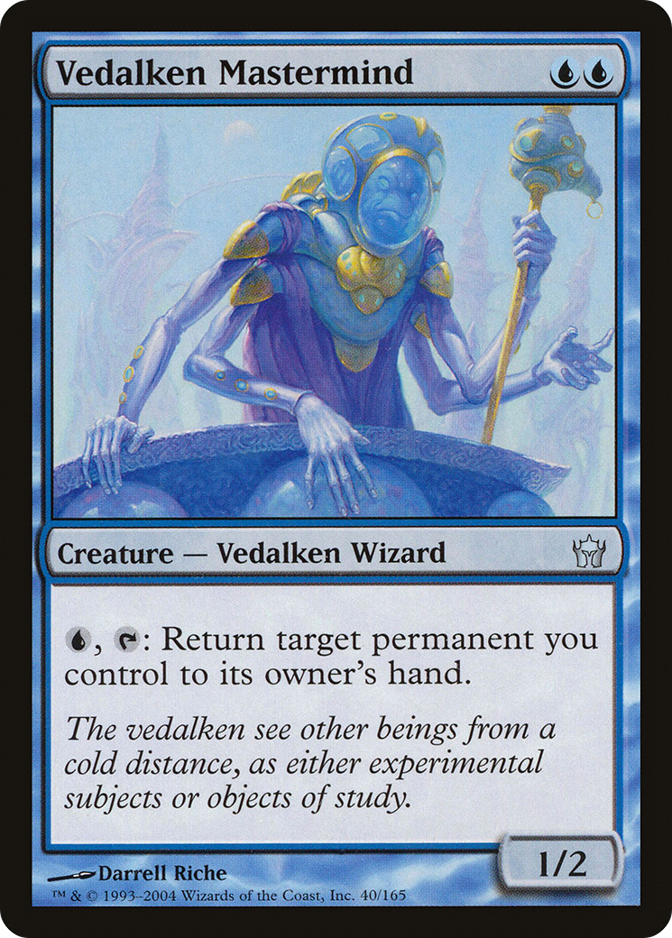 Vedalken Mastermind (5DN-040) [Fifth Dawn] Foil