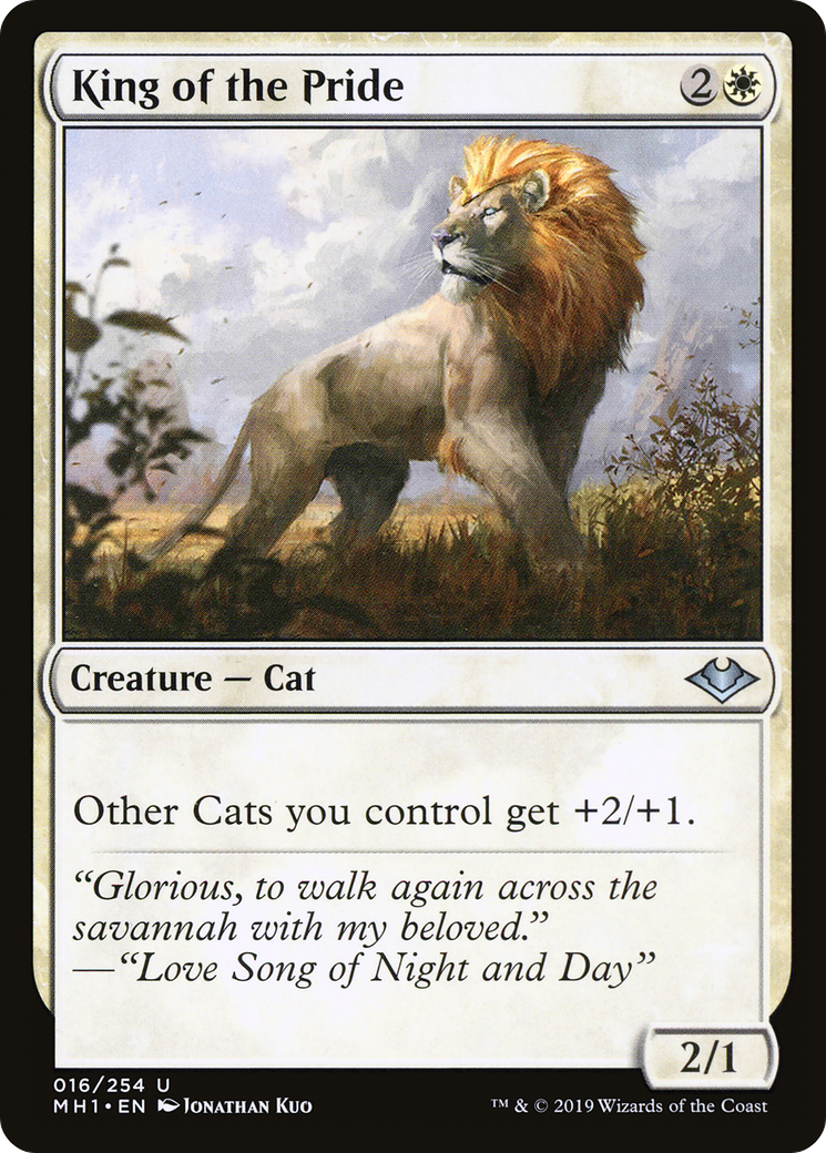 King of the Pride (MH1-016) [Modern Horizons] Foil