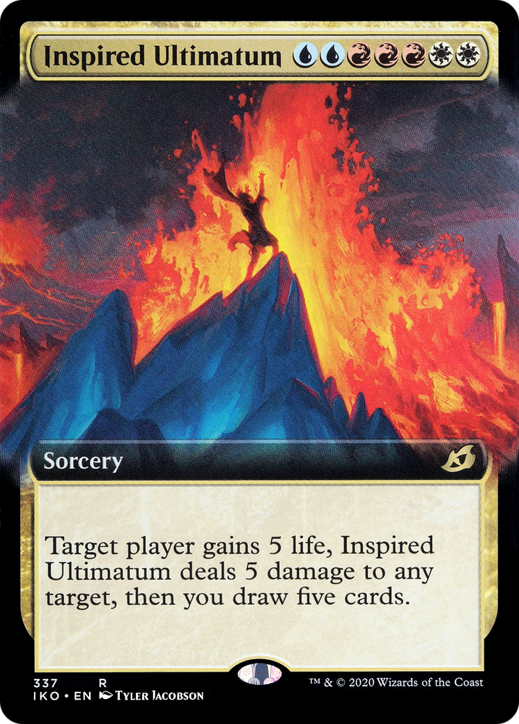 Inspired Ultimatum (Extended Art) (IKO-337) [Ikoria: Lair of Behemoths]