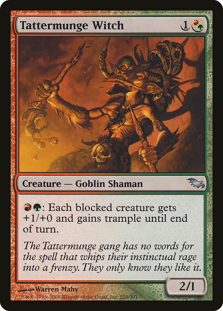 Tattermunge Witch (SHM-220) [Shadowmoor] Foil