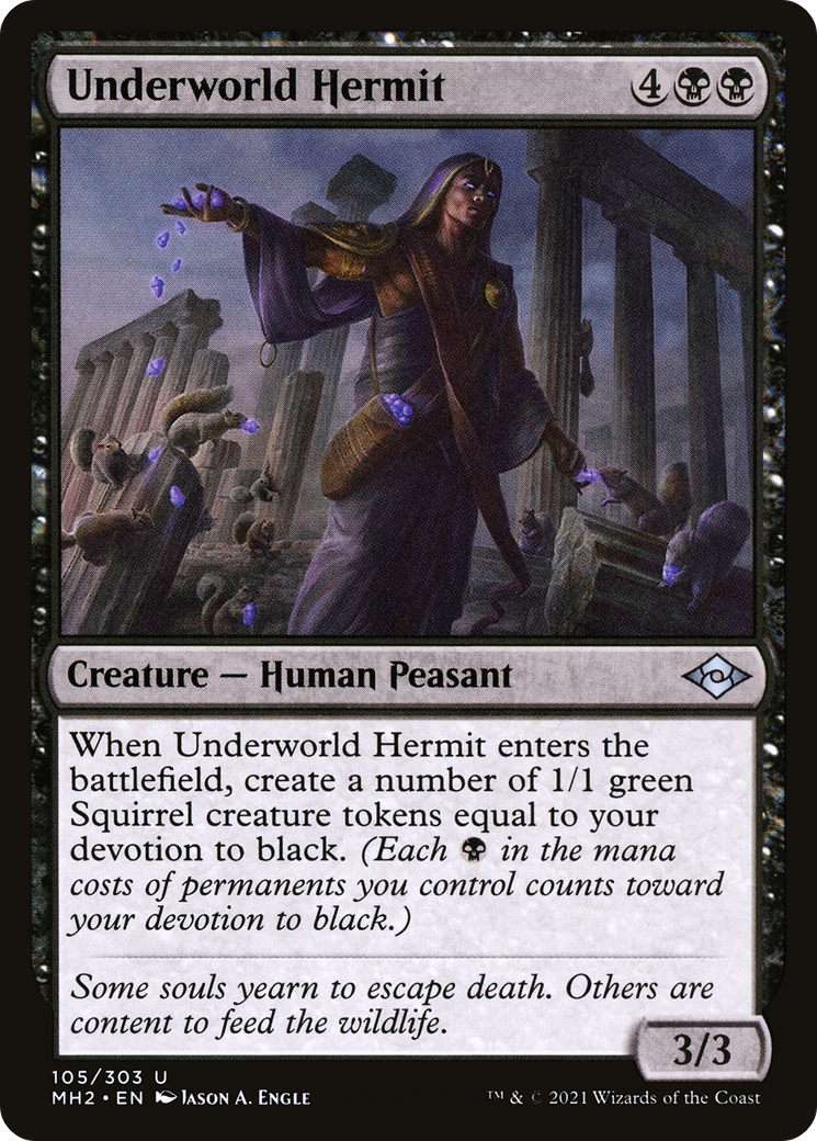 Underworld Hermit (MH2-105) [Modern Horizons 2] Foil