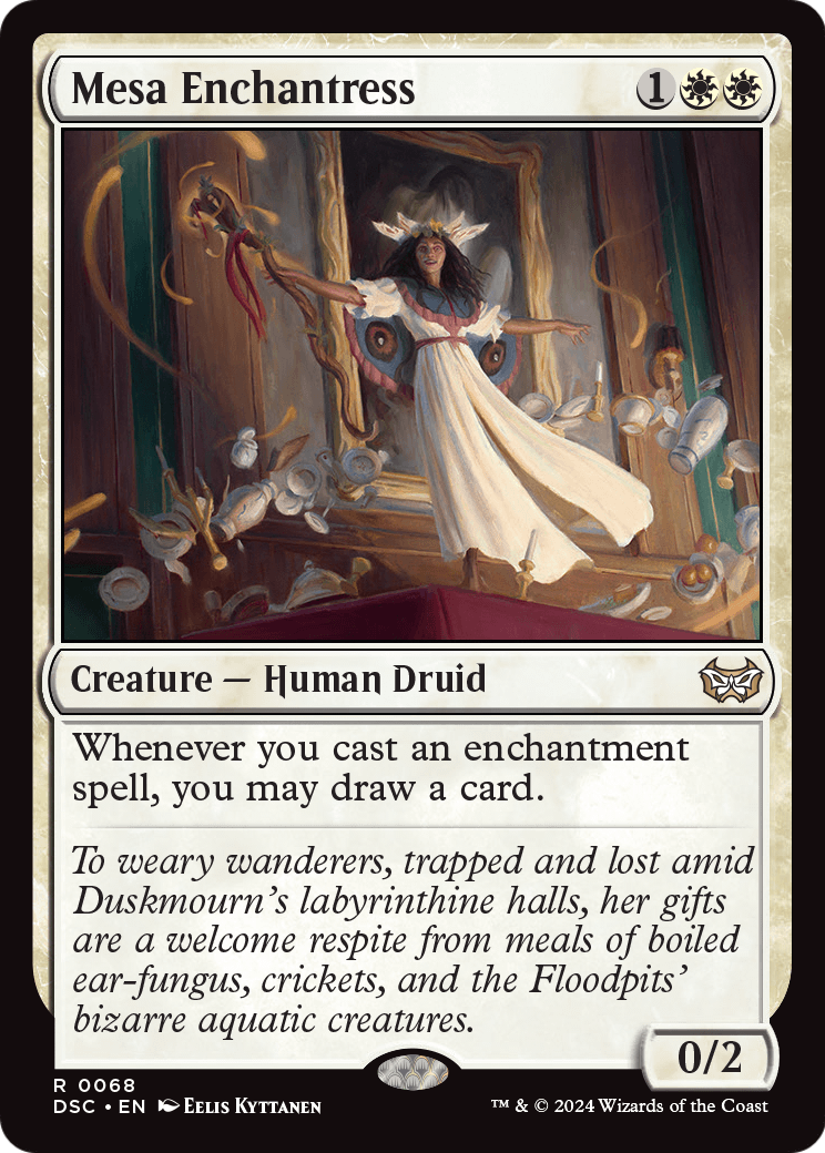 Mesa Enchantress (DSC-068) [Duskmourn: House of Horror Commander]