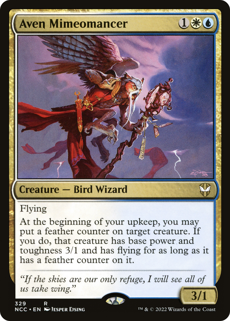 Aven Mimeomancer (NCC-329) [New Capenna Commander]